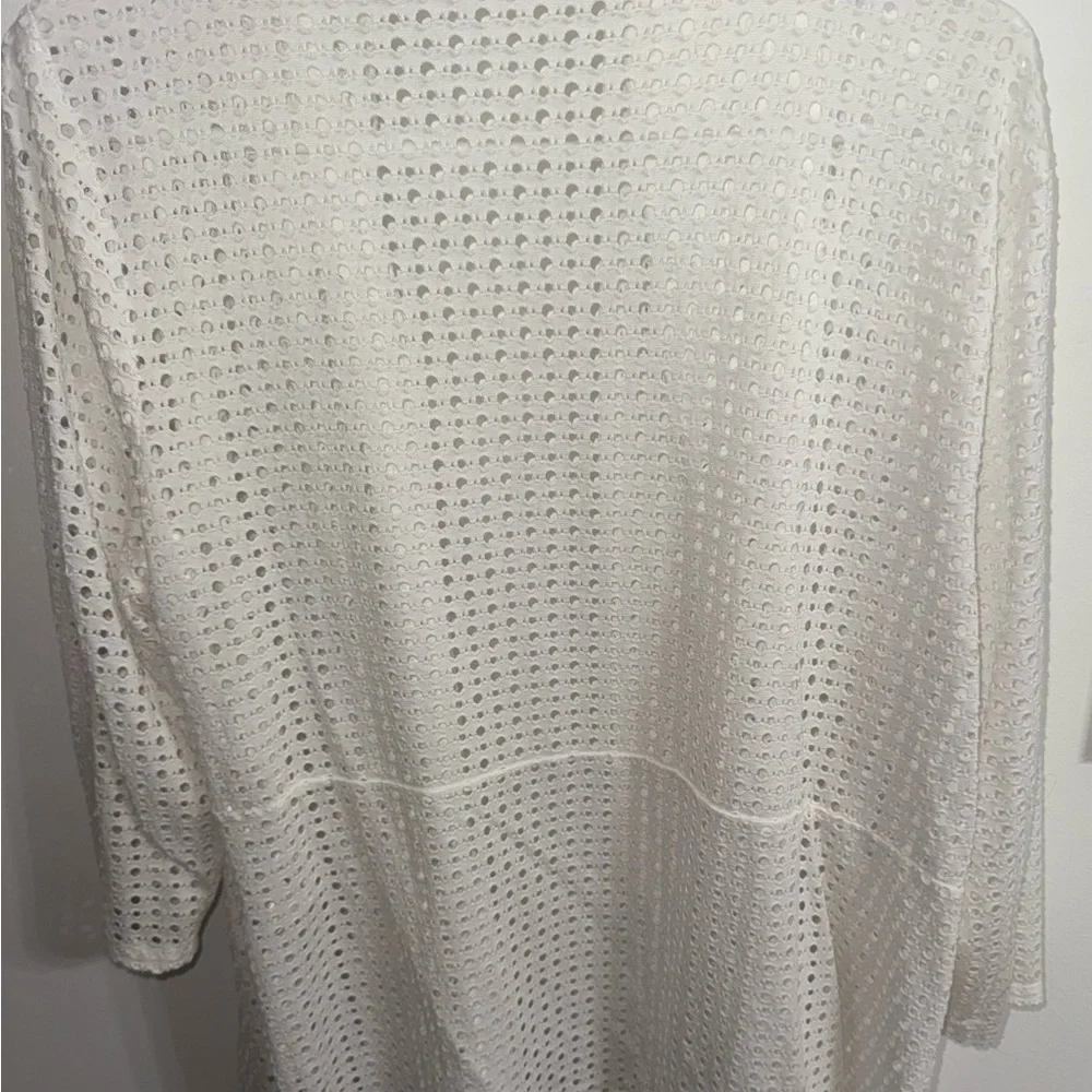 White dressy cover up - Picture 2 of 2